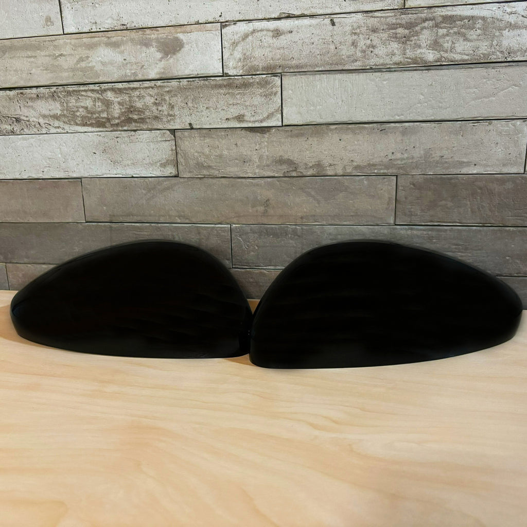 Pair Wing Mirror Cover For Peugeot 208/2008 2012-2019 Black
