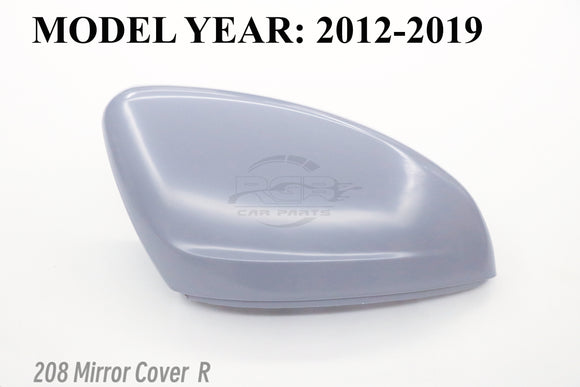 Right Side Wing Mirror Cover For Peugeot 208/2008 2012-2019