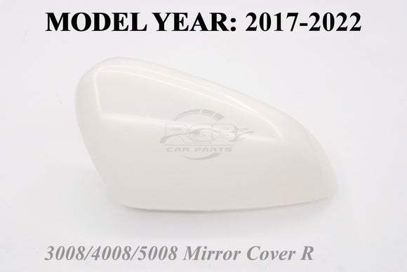 Right Side Wing Mirror Cover For Peugeot 3008/4008/5008 2017-2022 