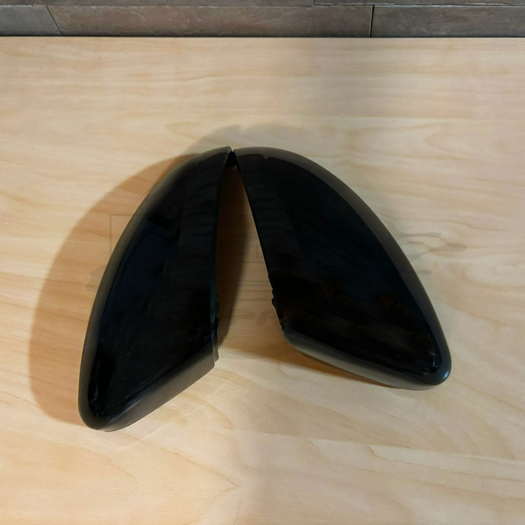 Pair Left Right Wing Mirror Cover For Peugeot 308 MK2 2013-2020 Black