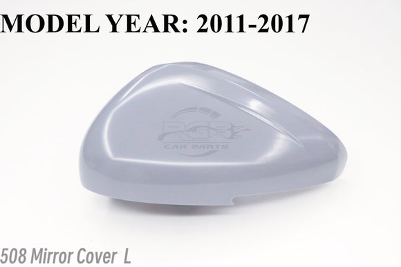 Left Wing Mirror Cover For Peugeot 508 W23 / Citroen C5 2011-2018 Unpainted