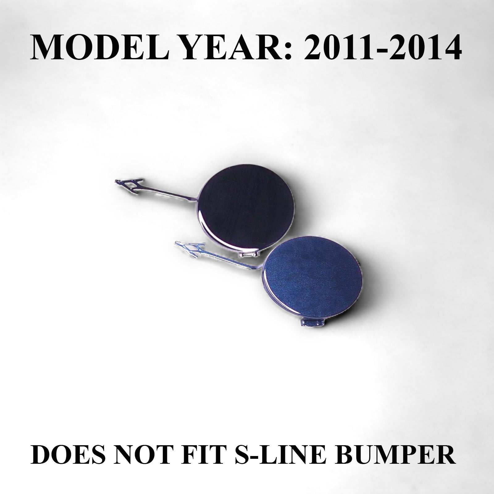 Front Bumper Tow Hook Cover For Audi A6 C7 4G 2011-2014