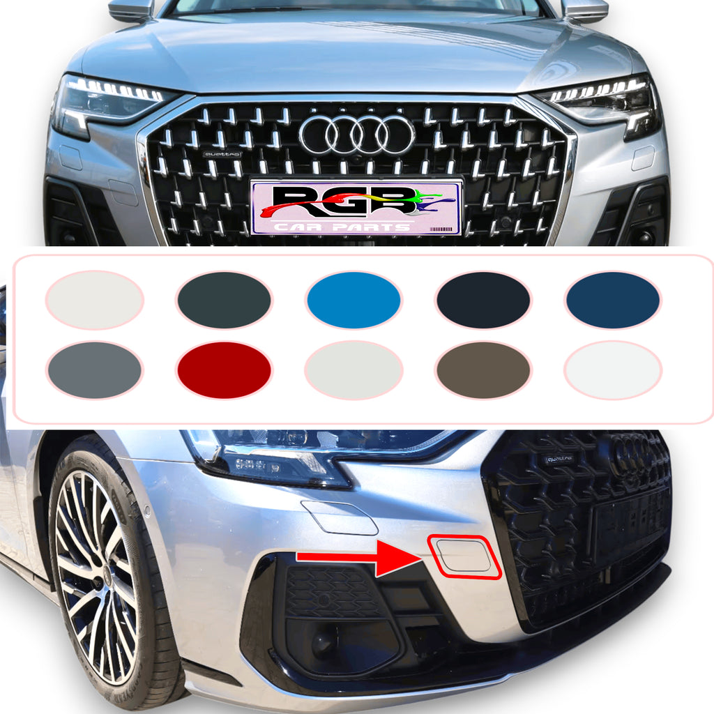 Audi A8 D5 Painted Front Bumper Tow Hook Cover For 2018-2025 4N0807241 OEM