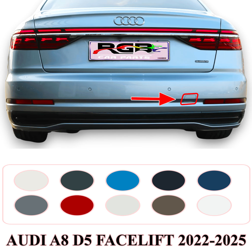 Audi A8 D5 Painted Rear Bumper Tow Hook Cover For 2018-2025 4N0807441 OEM