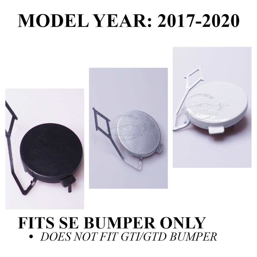 Rear Bumper Tow Hook Cover Cap For Volkswagen Arteon 2017-