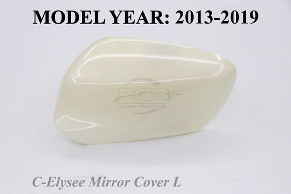 Left Side Wing Mirror Cover Cap For Citroen C-Elysee 2013-2019