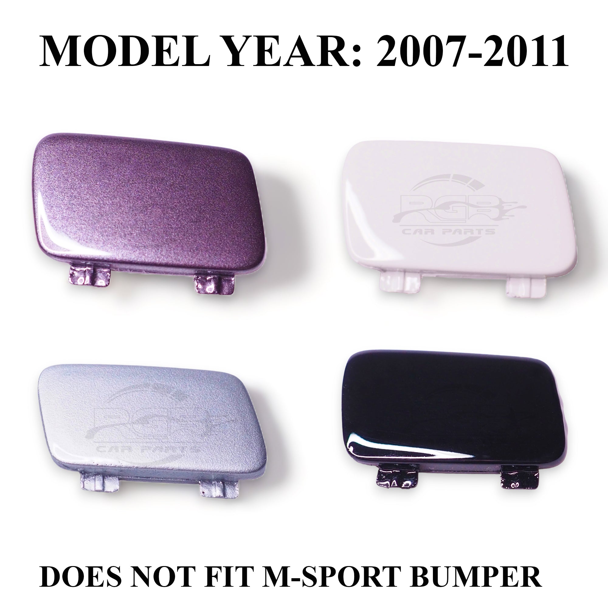 Front Bumper Tow Hook Cover For BMW 1er E81 E87 LCI SE 2007-2011