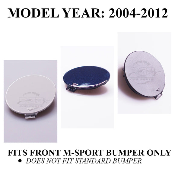 Front Bumper Tow Hook Cover For BMW 1er E81 E87 M Sport 2004-2012
