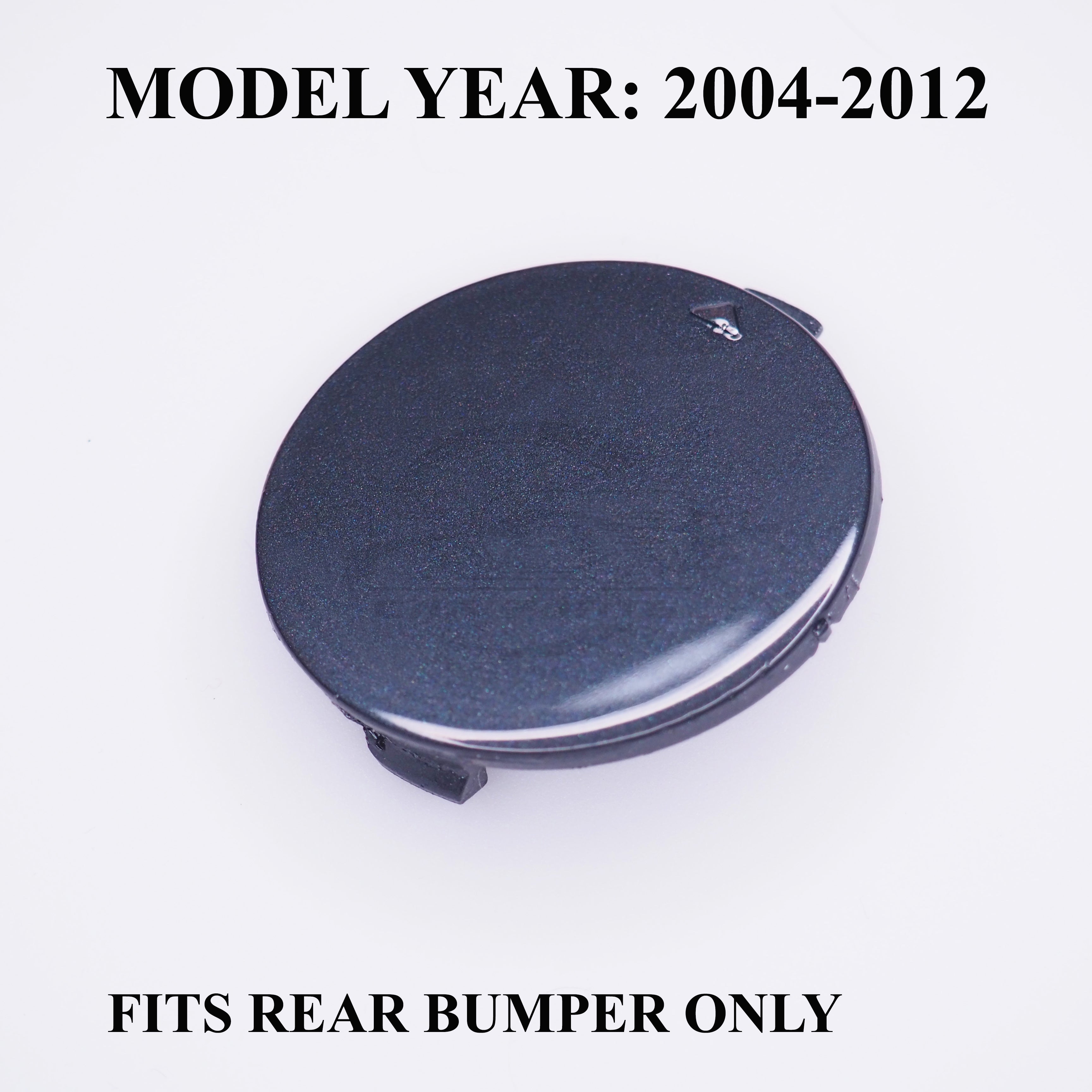 Rear Bumper Tow Hook Cover For BMW 1er E81 E87 M Sport 2004-2012 Dark Shadow B27