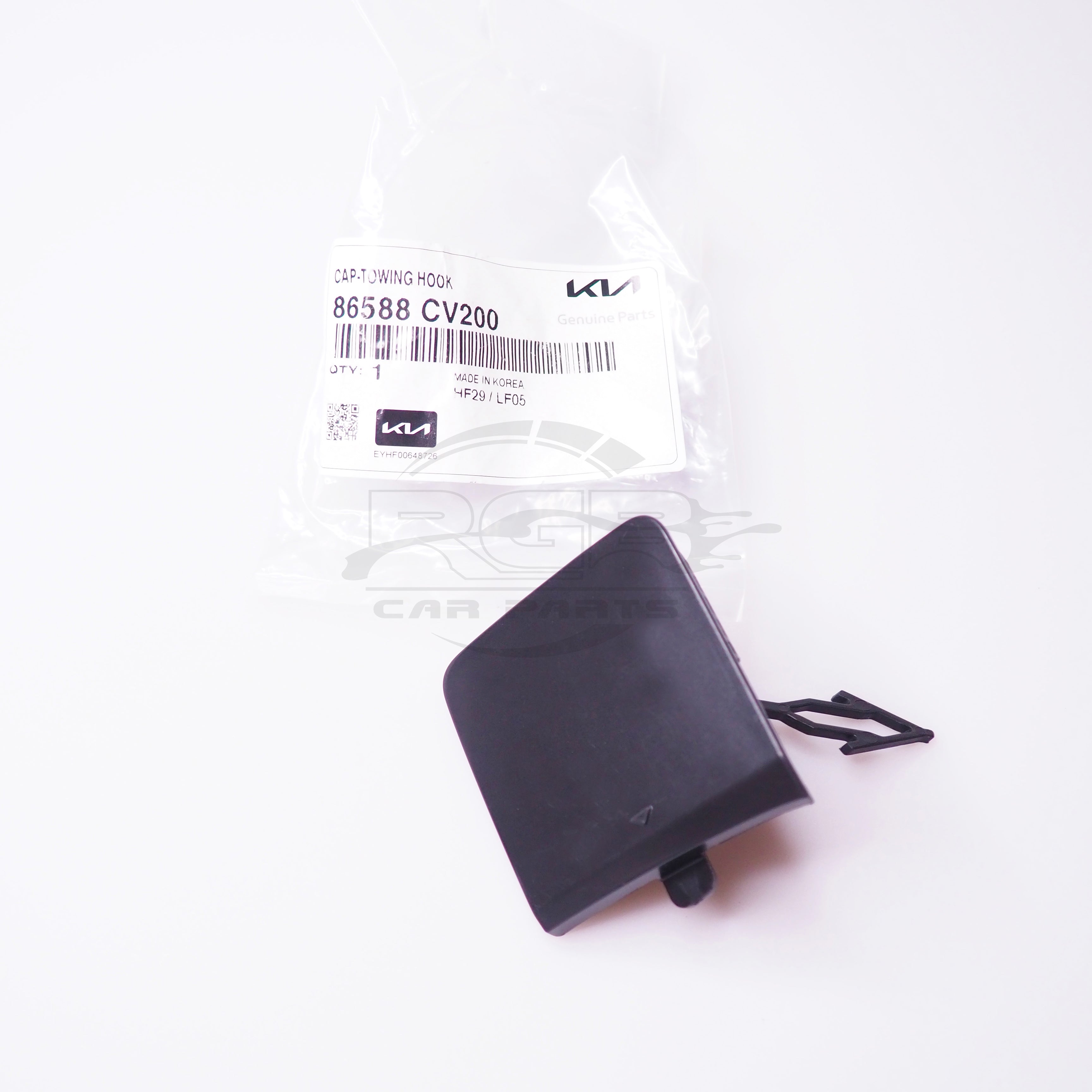 Kia EV6 Front Bumper Tow Hook Cover Towing Eye Cap For 2021-2023