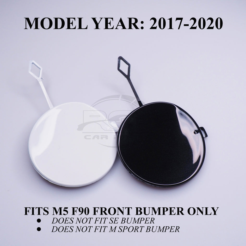 Front Bumper Tow Hook Cover For BMW M5 F90 Pre-LCI SE 2017-2020