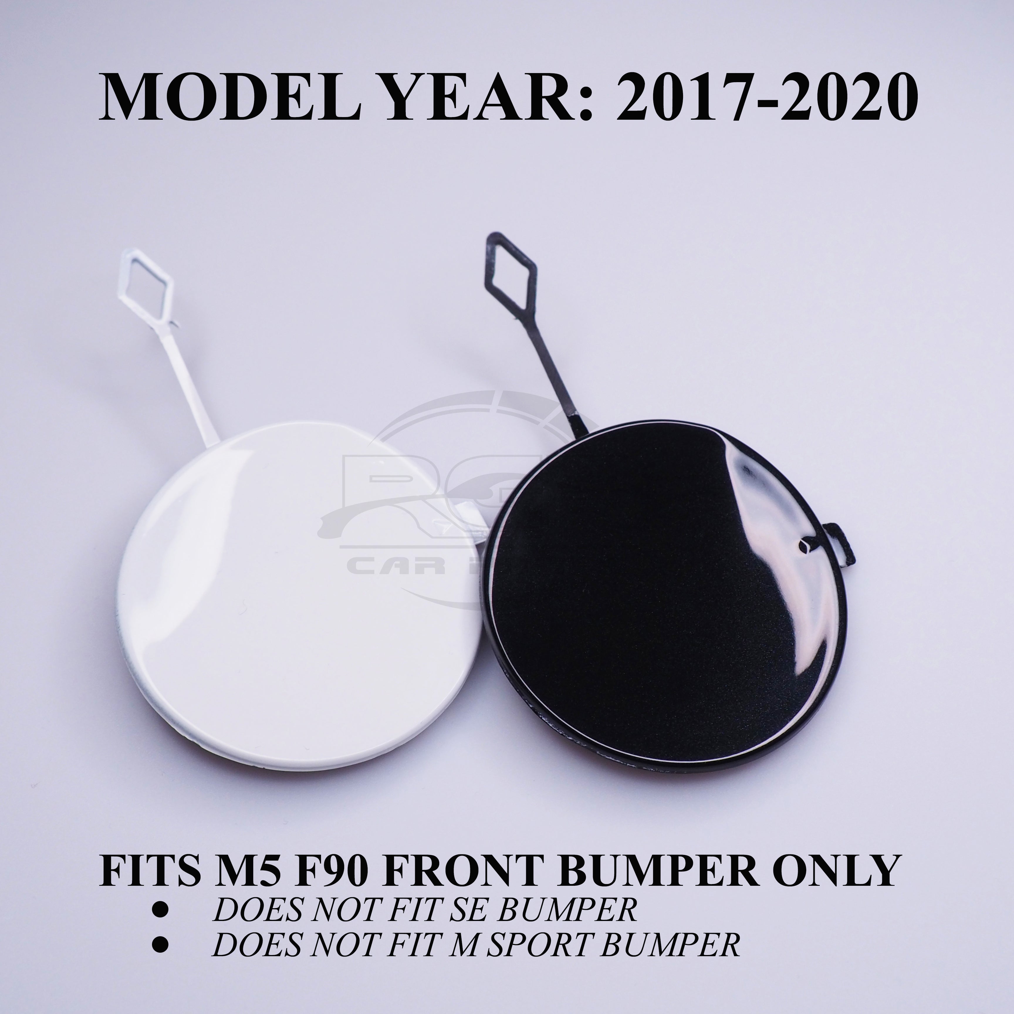 Front Bumper Tow Hook Cover For BMW M5 F90 Pre-LCI SE 2017-2020