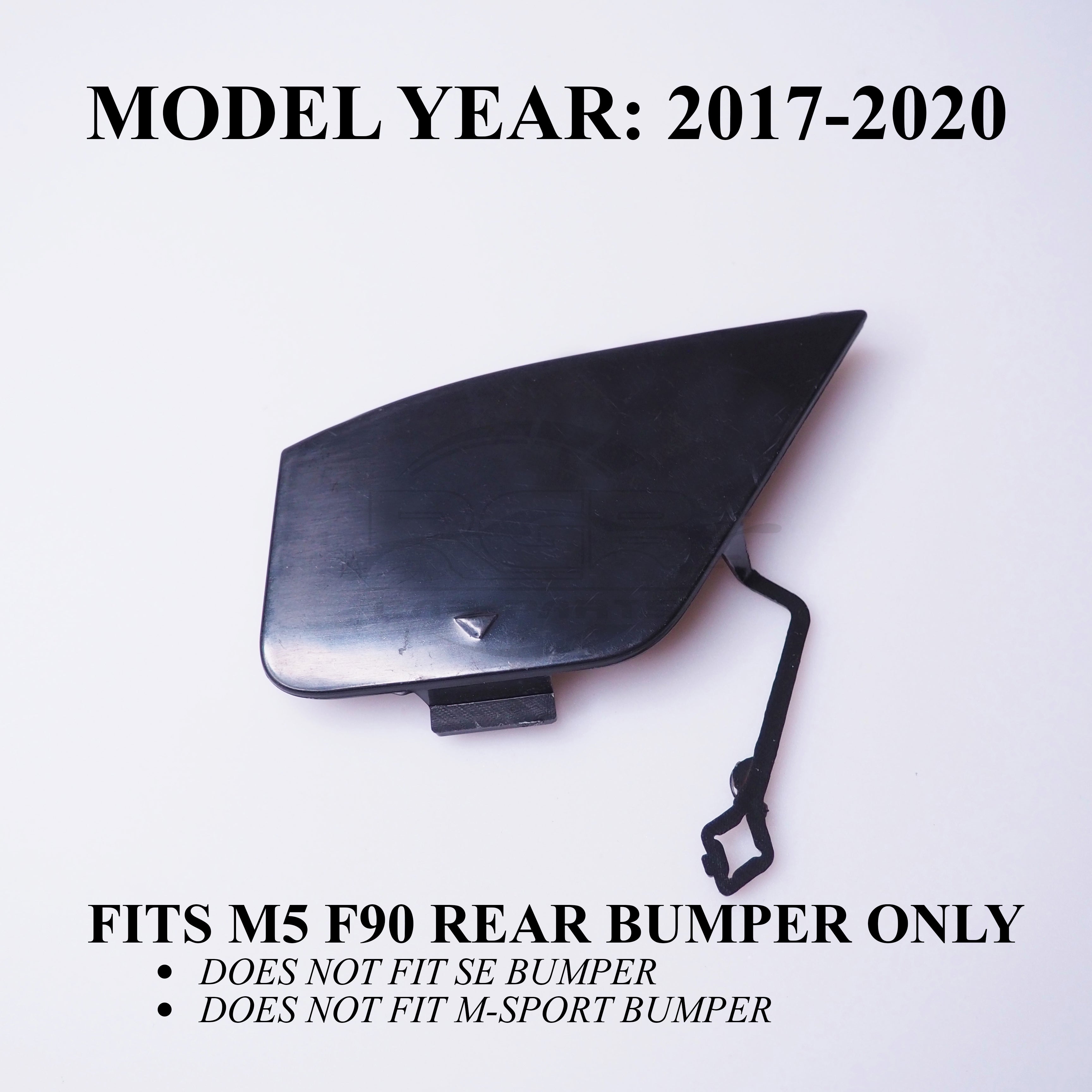 Rear Bumper Tow Hook Cover For BMW M5 F90 Pre-LCI SE 2017-2020