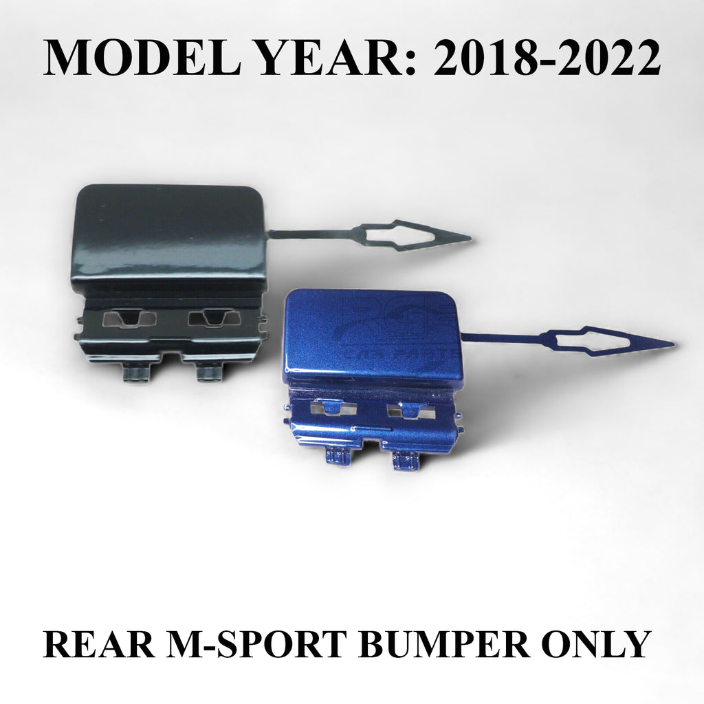 Painted BMW X5 G05 M Sport Rear Bumper Tow Hook Cover For Upper Part Choose Color