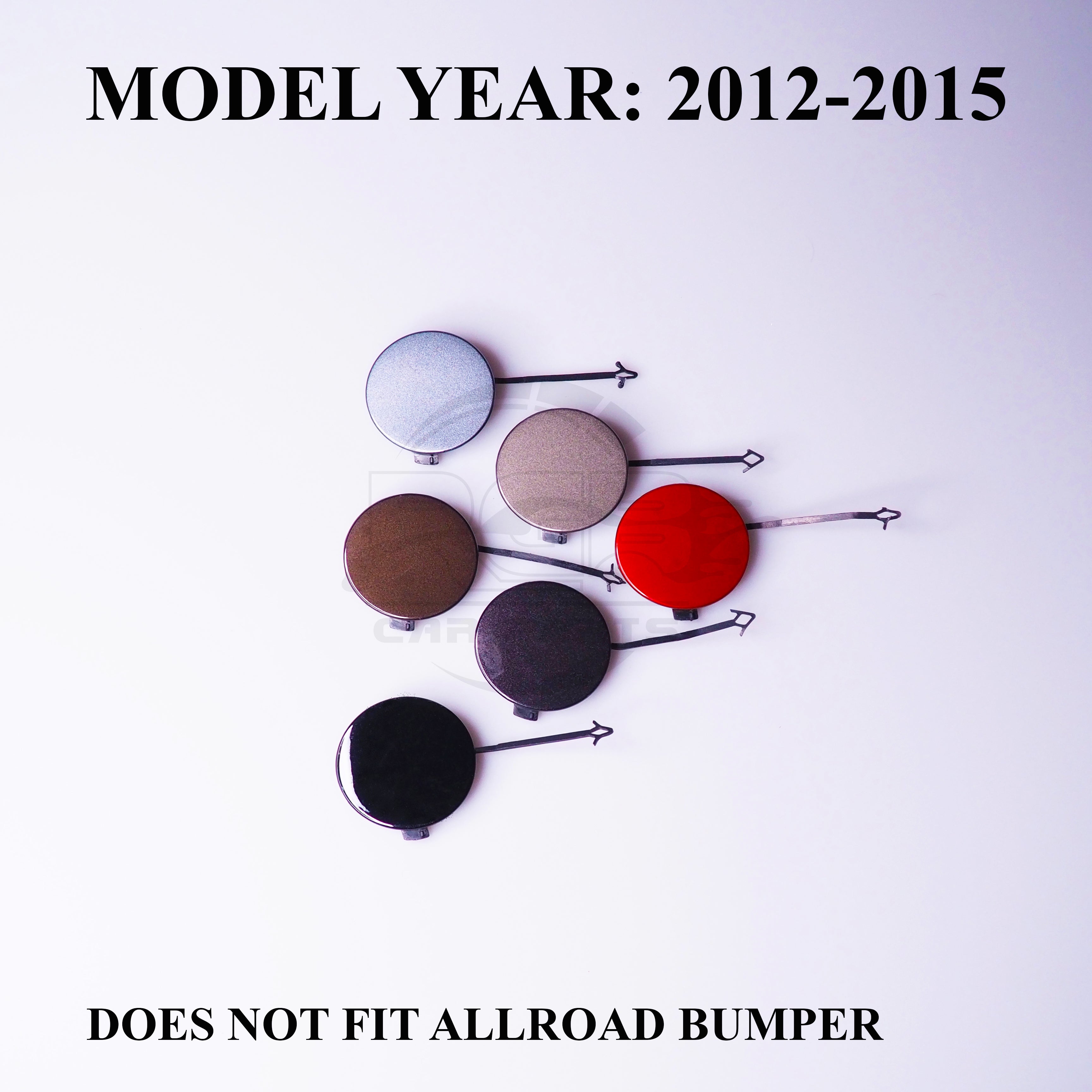 Audi A4 B8 8K Front Bumper Tow Hook Cover 2012-2015