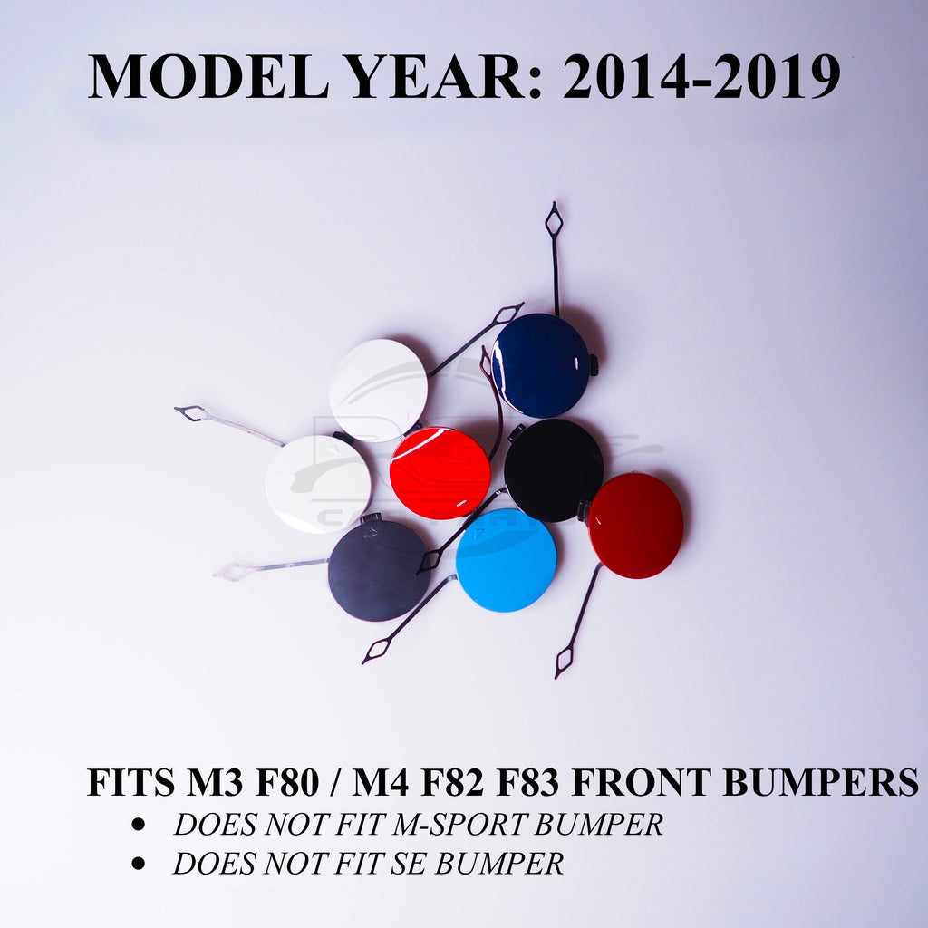 BMW M3 F80 M4 F82 F83 Front Bumper Tow Hook Cover Choose Color