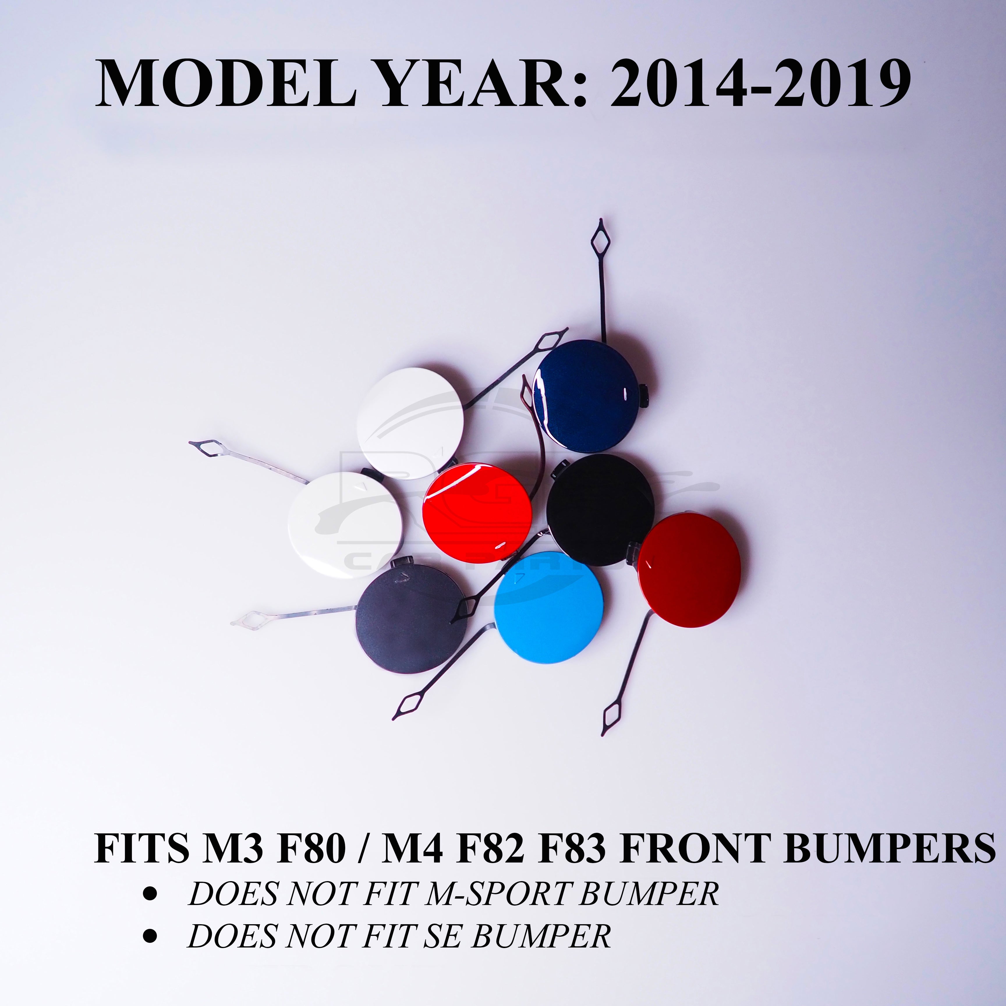 BMW M3 F80 M4 F82 F83 Front Bumper Tow Hook Cover Choose Color