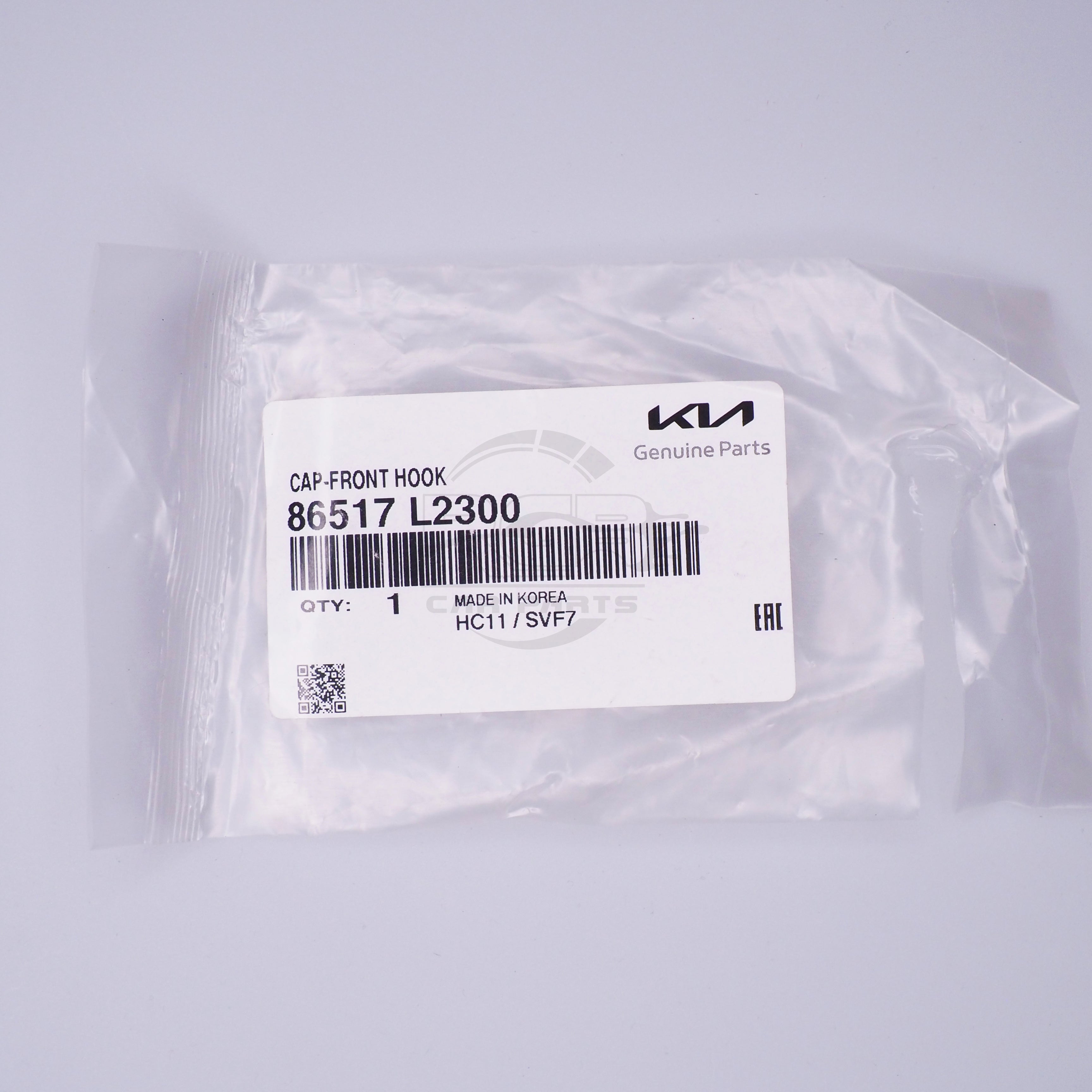 86517L2300 Kia / Hyundai Front Bumper Tow Hook Cover Genuine OEM