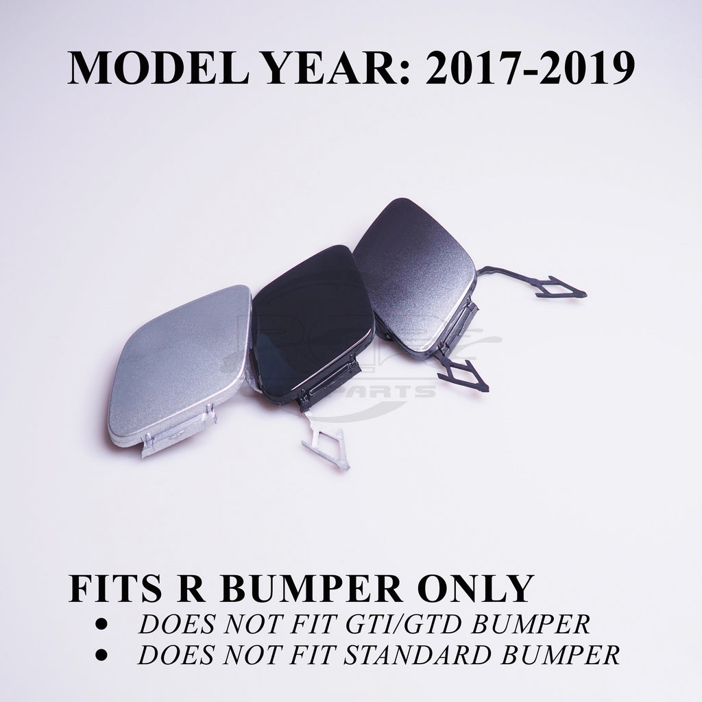 Front Bumper Tow Hook Cover Cap For VW Golf MK7.5 R 2017-2019