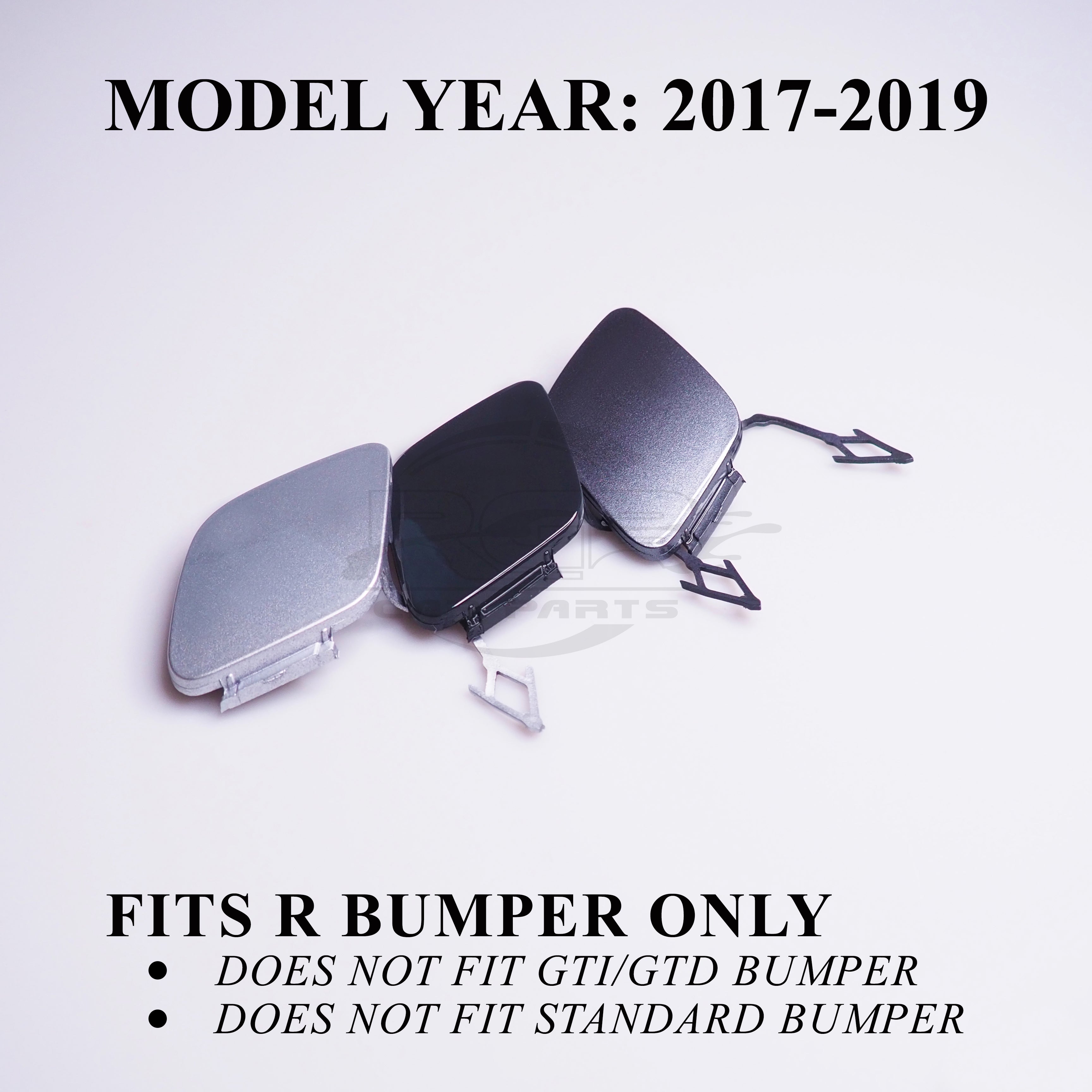 Front Bumper Tow Hook Cover Cap For VW Golf MK7.5 R 2017-2019