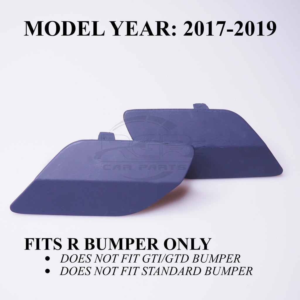 Headlight Washer Cover Jet Cap For VW Golf MK7.5 R 2017-2019