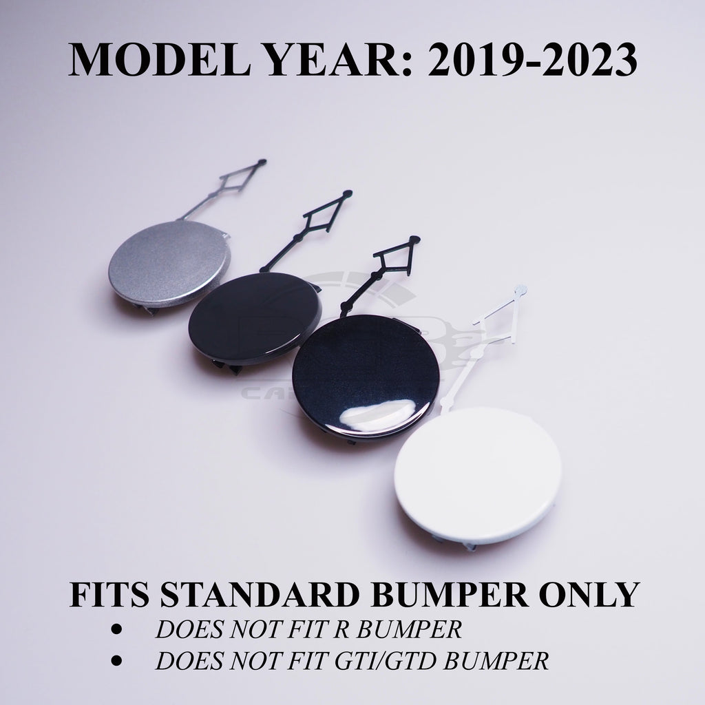 Front Bumper Tow Hook Cover Cap For VW Golf MK8 VIII 2019-2023