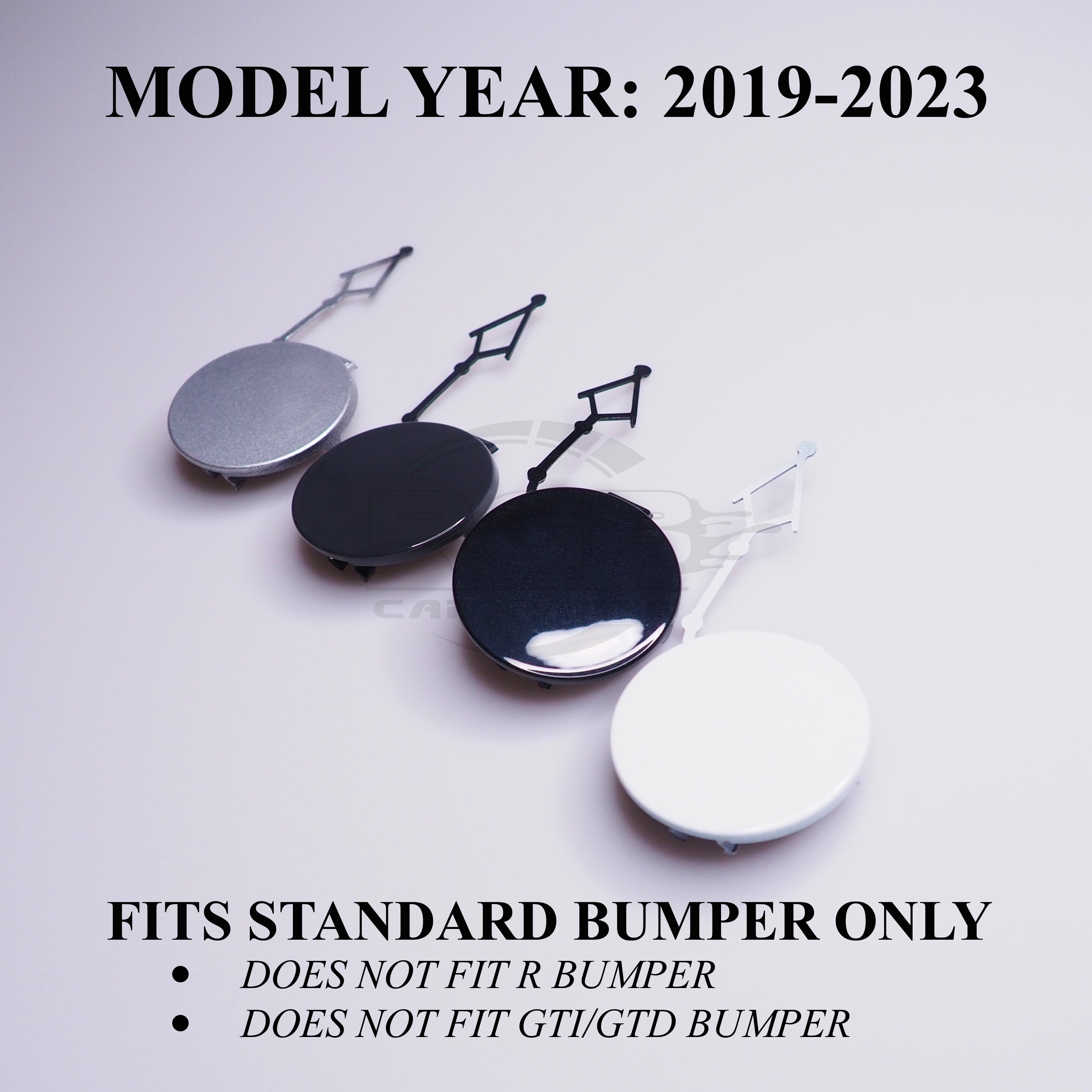 Front Bumper Tow Hook Cover Cap For VW Golf MK8 VIII 2019-2023