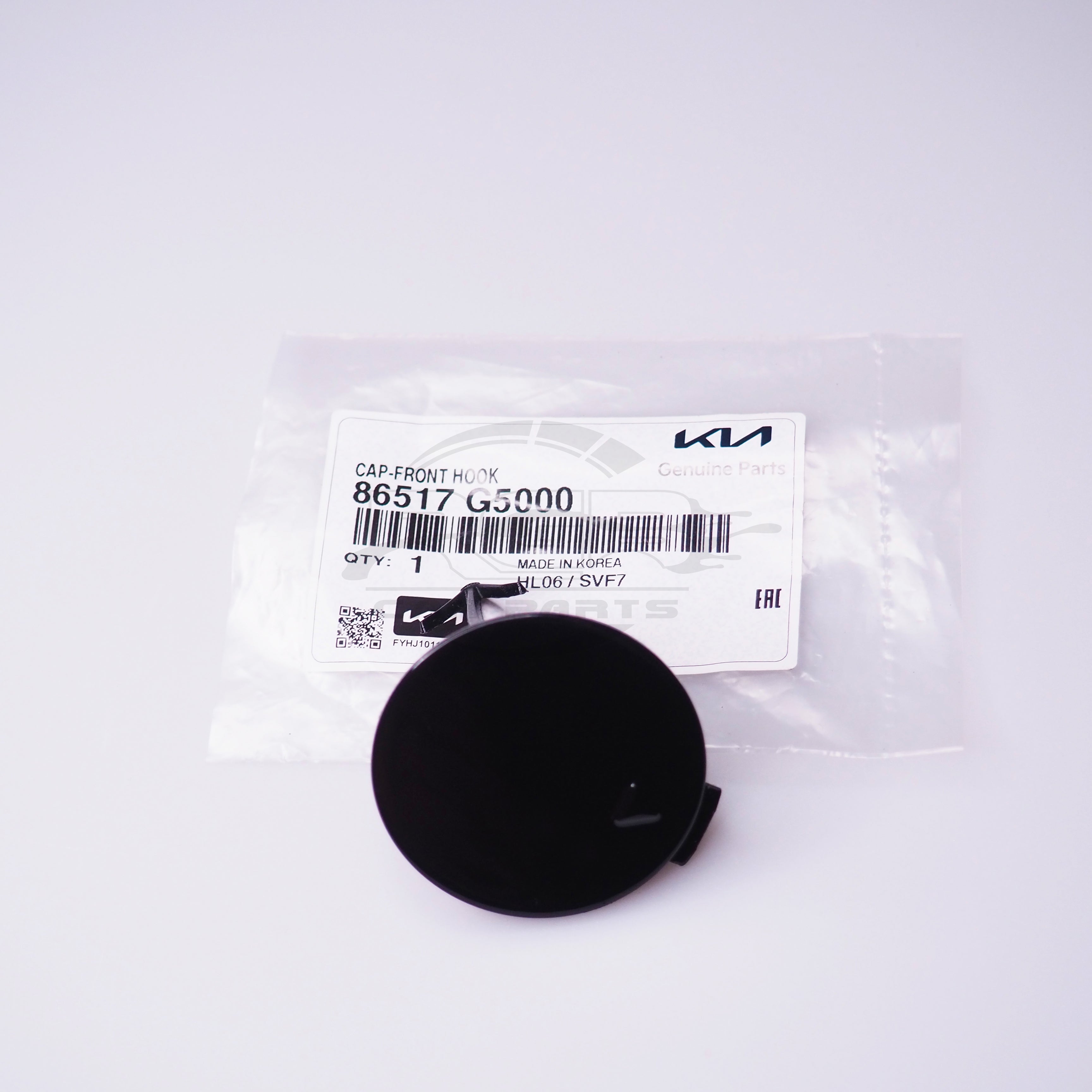 Kia Niro DE Front Bumper Tow Hook Cover Towing Eye Cap For 2016-2019 OEM