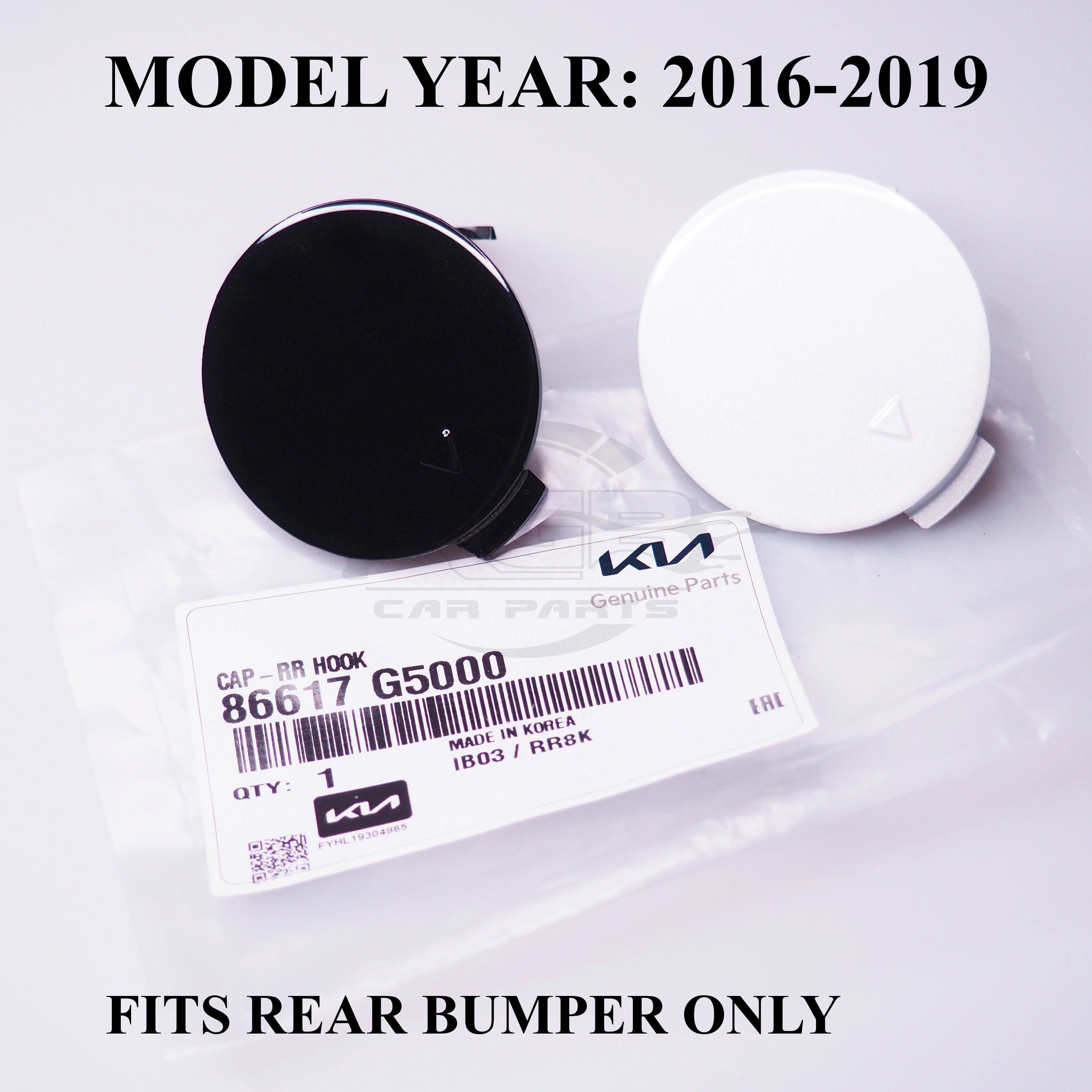 Painted Kia Niro DE Rear Bumper Tow Hook Cover For 2016-2019