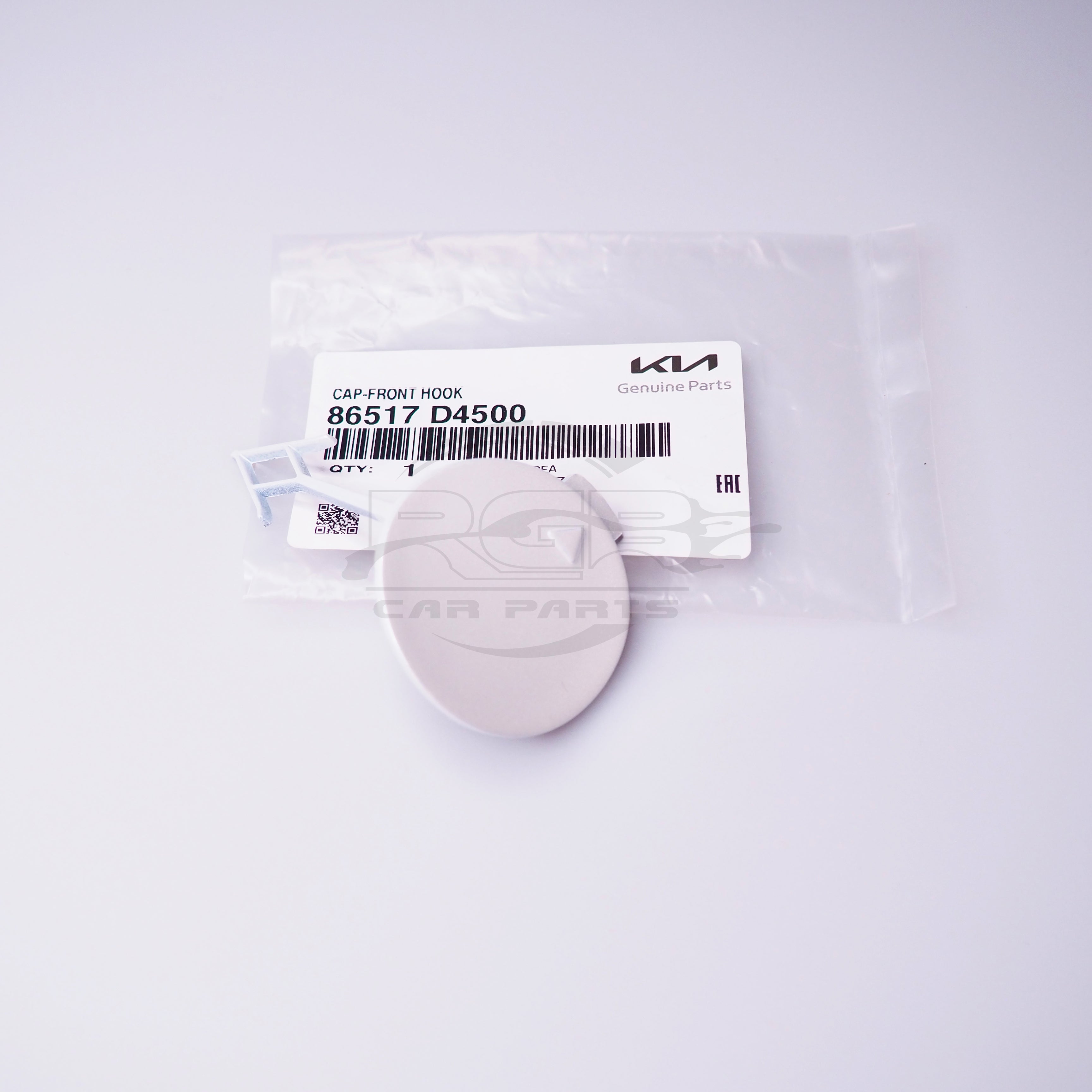 Painted Kia Optima JF Front Bumper Tow Hook Cover For 2018-2019 OEM 86517D4500 Snow White Pearl SWP