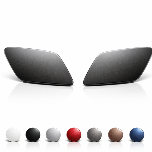 Painted Audi RS5 8T Headlight Washer Cover 8T0955275C/ 8T0955276C 2008-2012
