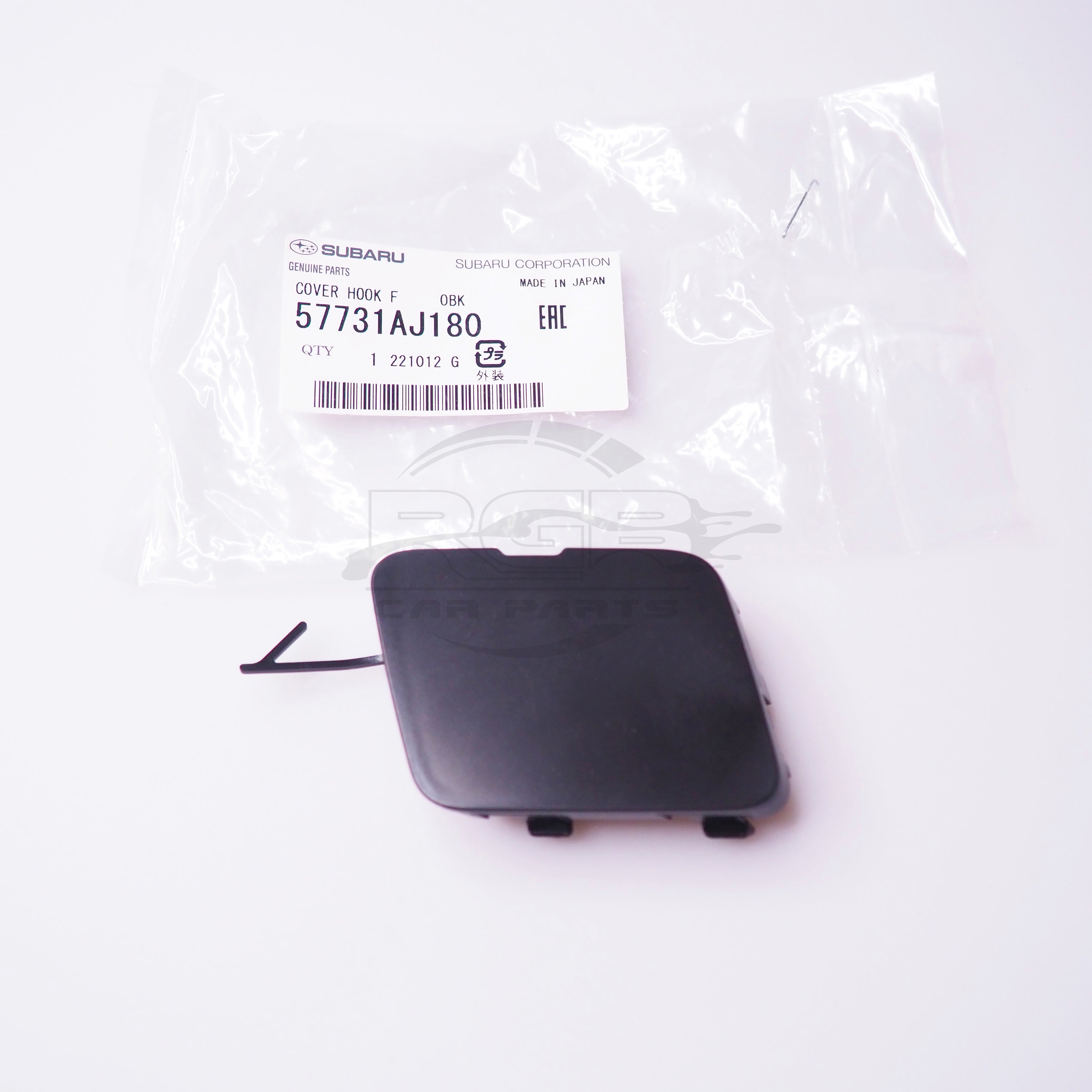 Front Bumper Tow Hook Cover Cap For Subaru Impreza GJ 2012-2014 Unpainted 57731AJ180