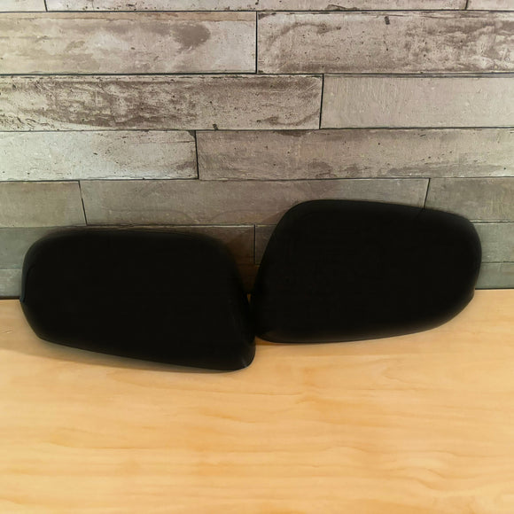 Pair Wing Mirror Cover Cap For Honda Jazz/Fit MK2 2007-2013 Black