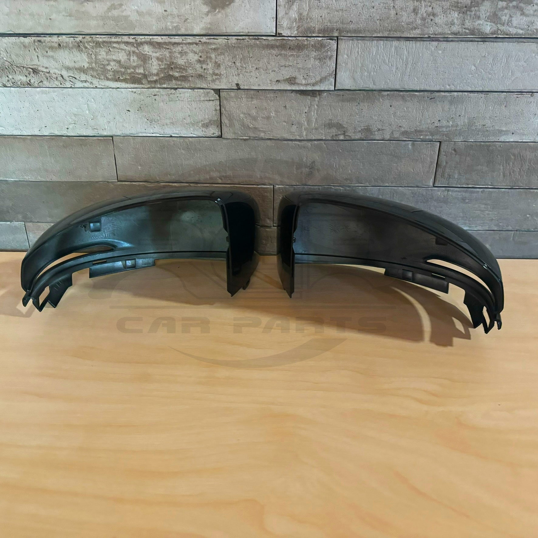 Pair Wing Mirror Cover Honda Jazz/Fit MK3 Indicator Light 2014-2019 Black