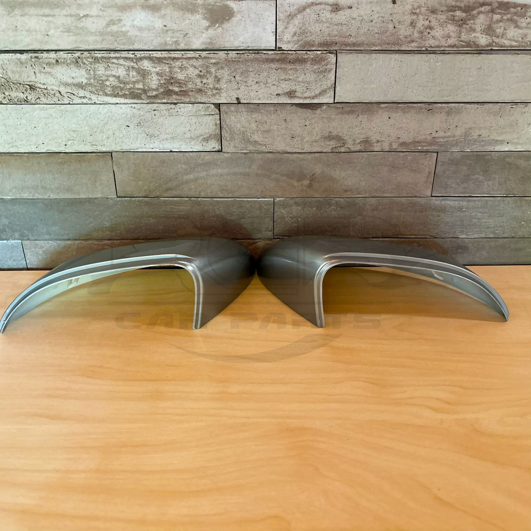 Pair Wing Mirror Cover For Volkswagen Passat B8 2015-2022 Tungsten Silver LB7W