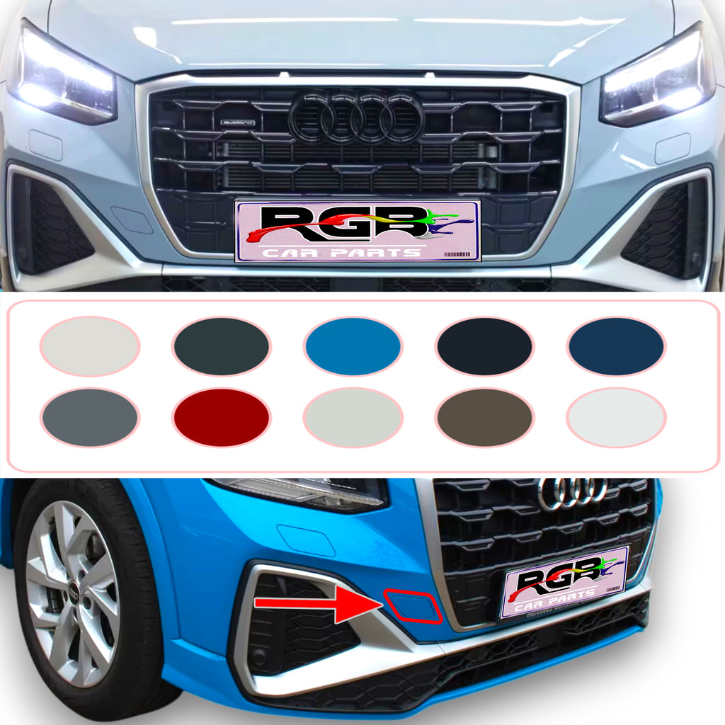 Audi Q2 S-Line Painted Front Bumper Tow Hook Cover For 2022-2025 81A807241A OEM