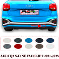 Audi Q2 S-Line Painted Rear Bumper Tow Hook Cover For 2021-2025 81A807441F OEM