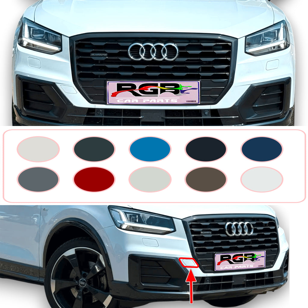 Audi Q2 S-Line Painted Front Bumper Tow Hook Cover For 2017-2021 81A807241A OEM