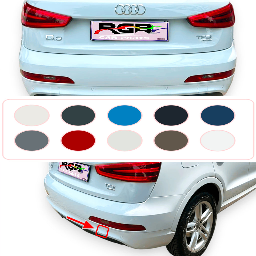 Audi Q3 S-Line Painted Rear Tow Hook Cover For 2011-2014 8U0807441A / 8U0807442D OEM