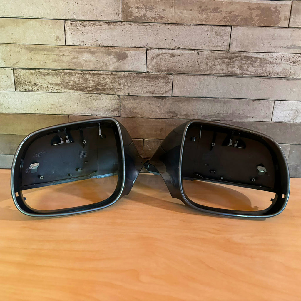 Pair Wing Mirror Cover Cap For Audi Q5 8R Q7 4L Monsoon Gray LX7R