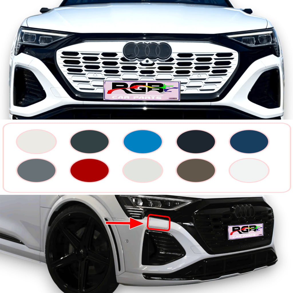 Audi Q8 e-TRON S-Line Painted Headlight Washer Cover For 2024-2025 4KE955275B / 4KE955276B OEM
