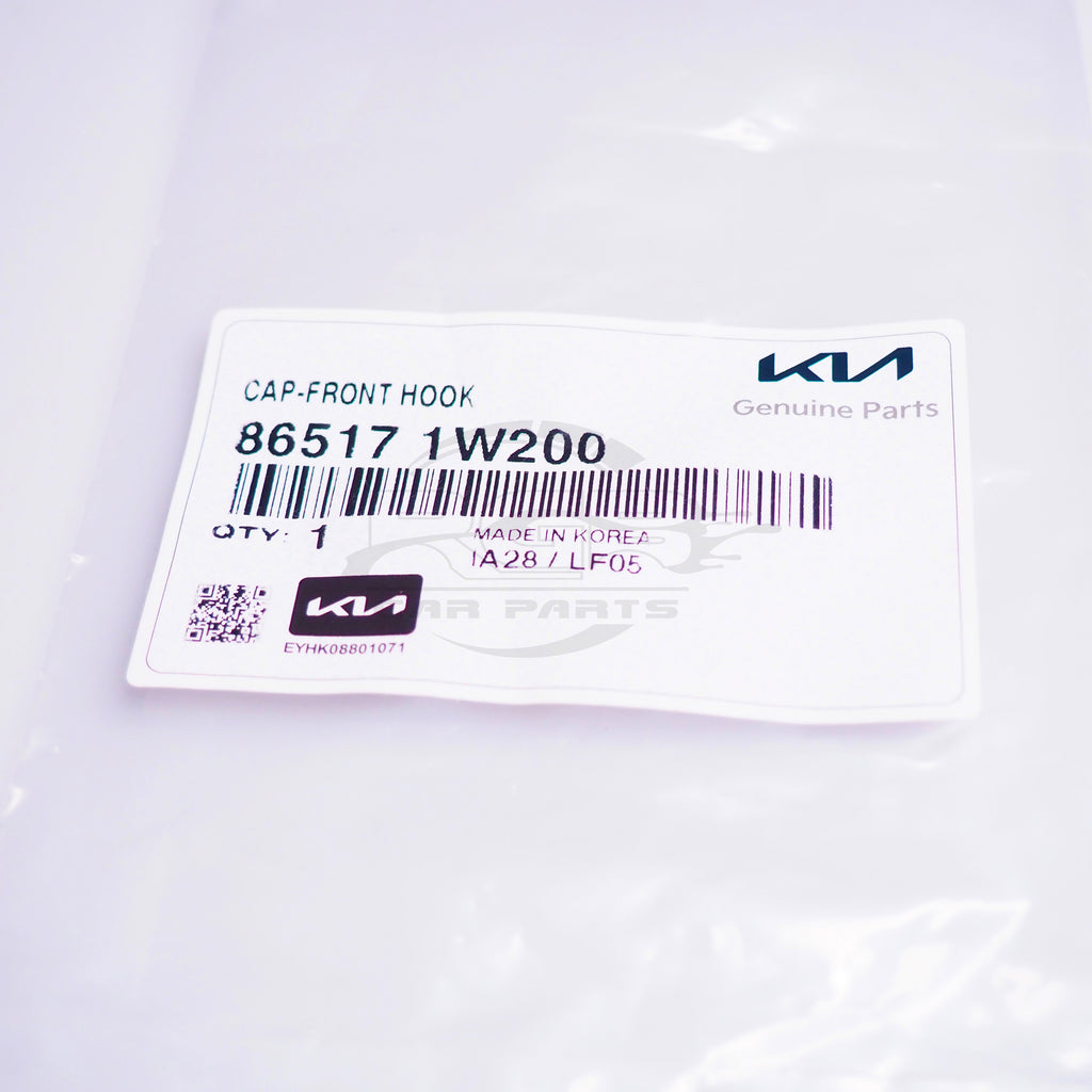 Kia Rio UB Hatchback Front Bumper Tow Hook Cover Towing Cap For 2012-2015 OEM