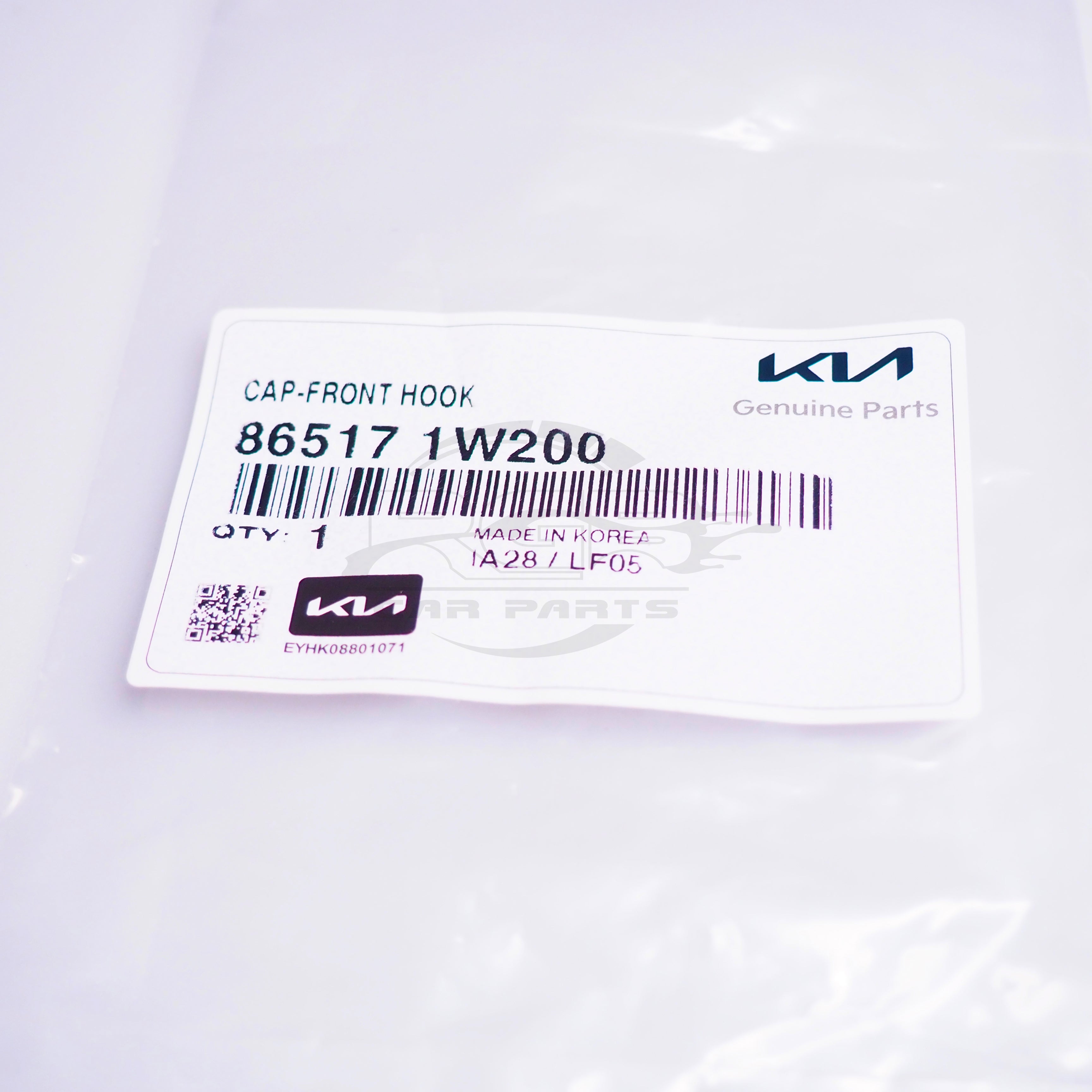 Kia Rio UB Hatchback Front Bumper Tow Hook Cover Towing Cap For 2012-2015 OEM