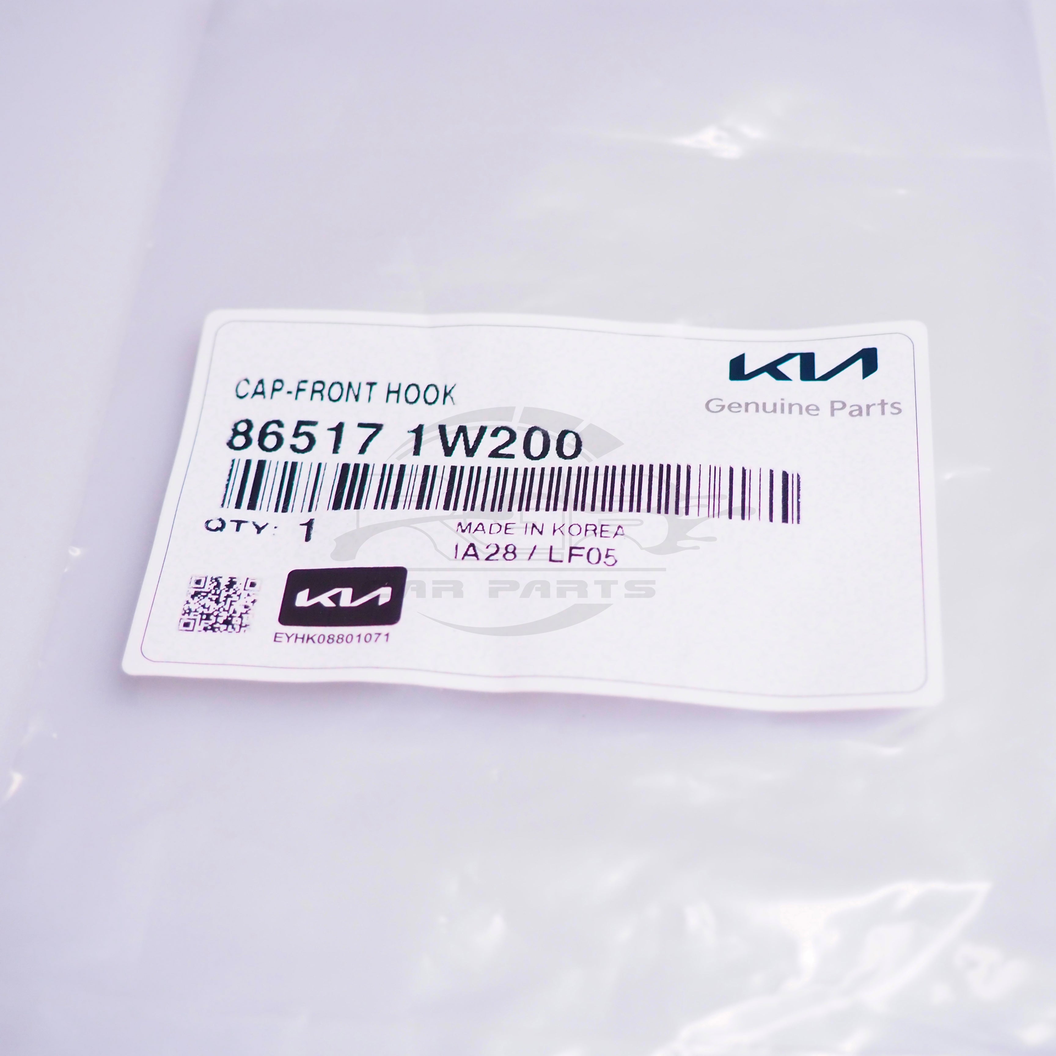 Kia Rio UB Hatchback Front Bumper Tow Hook Cover Towing Cap For 2012-2015 OEM