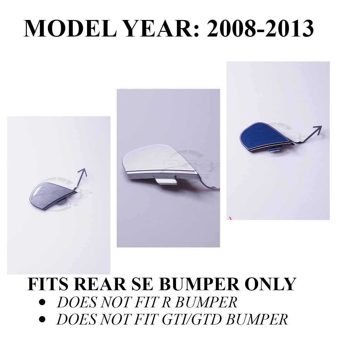 Painted Rear Bumper Tow Hook Cover For Volkswagen Scirocco MK3 2008-2013 Choose Color