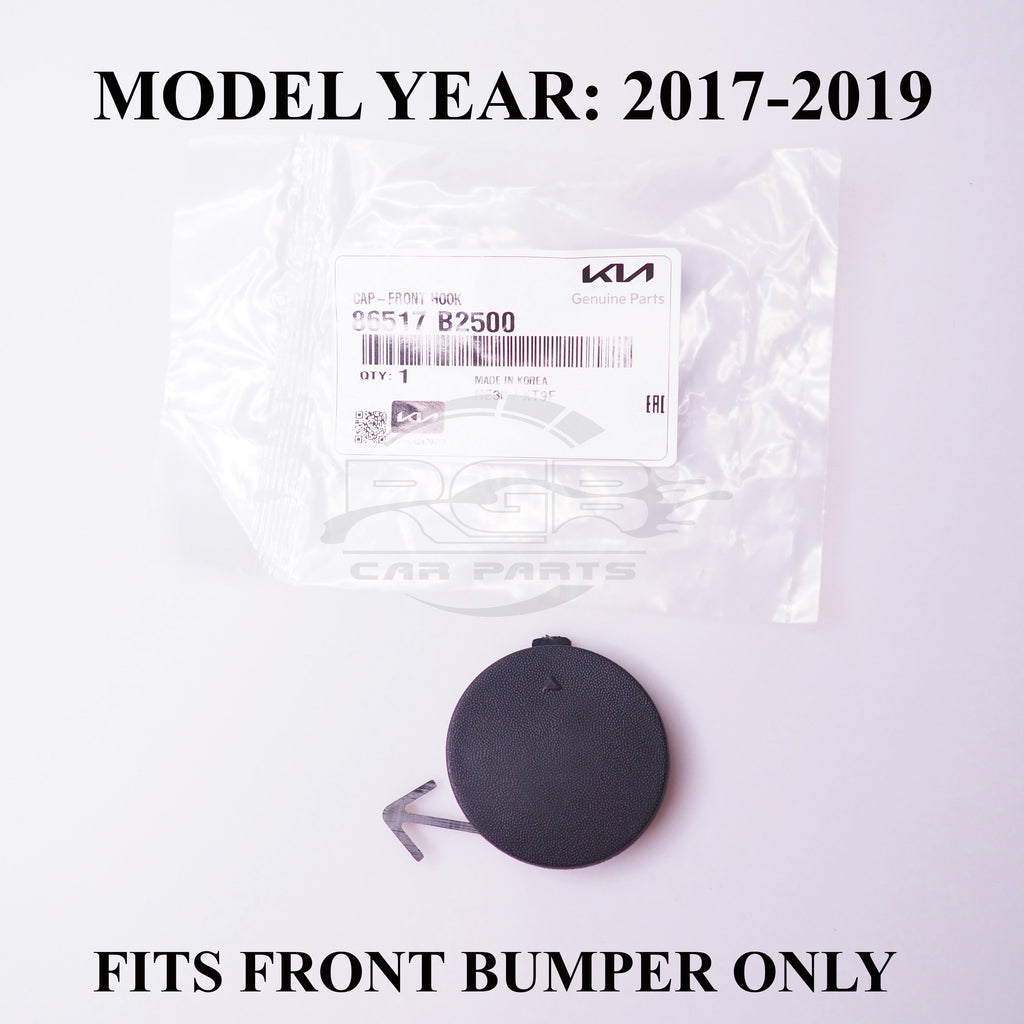 Kia Soul PS Front Bumper Tow Hook Cover Towing Eye Cap For 2017-2019 OEM