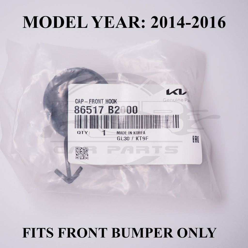 Kia Soul PS Front Bumper Tow Hook Cover Towing Eye Cap For 2014-2016 OEM