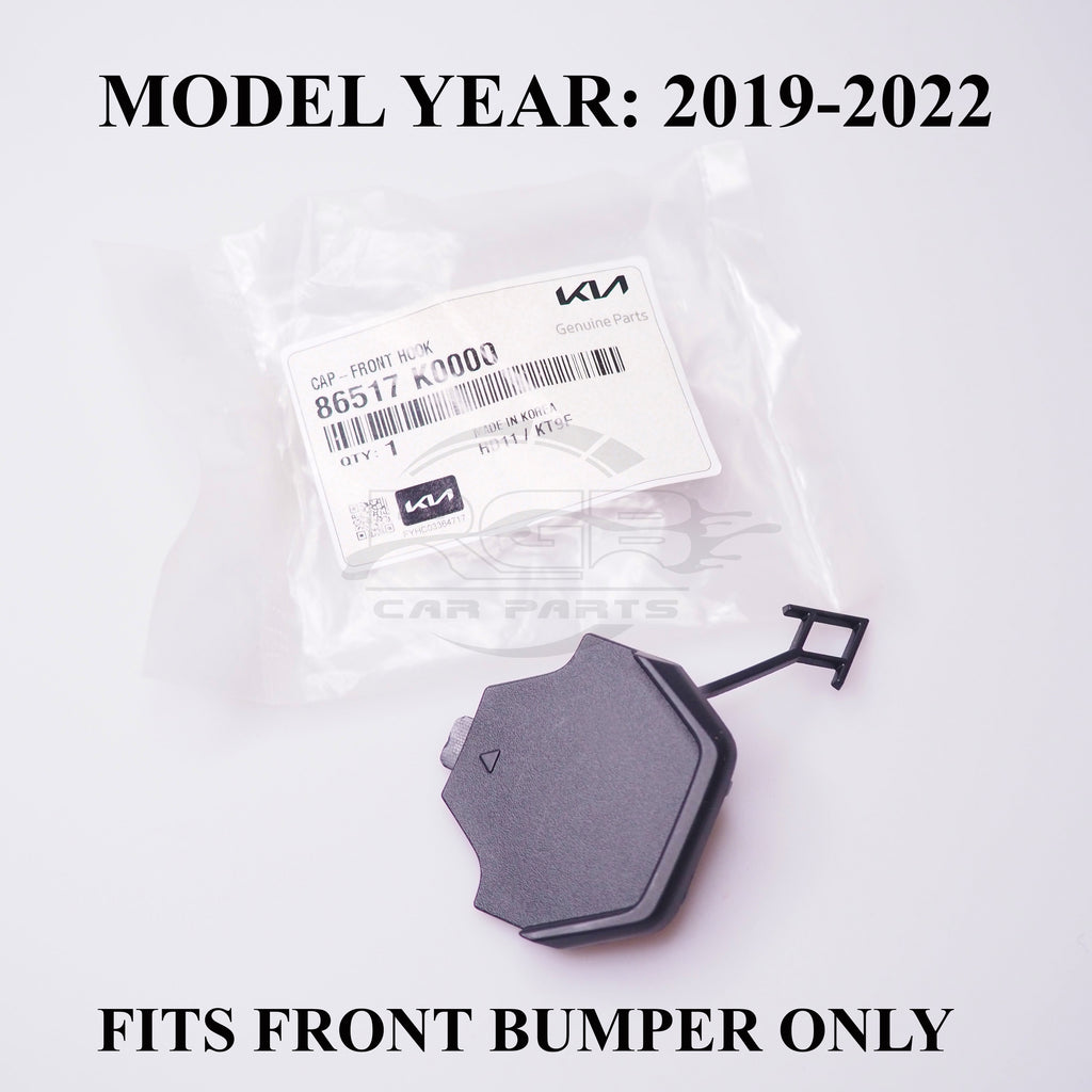 Kia Soul SK3 Front Bumper Tow Hook Cover Towing Eye Cap For 2019-2022 OEM