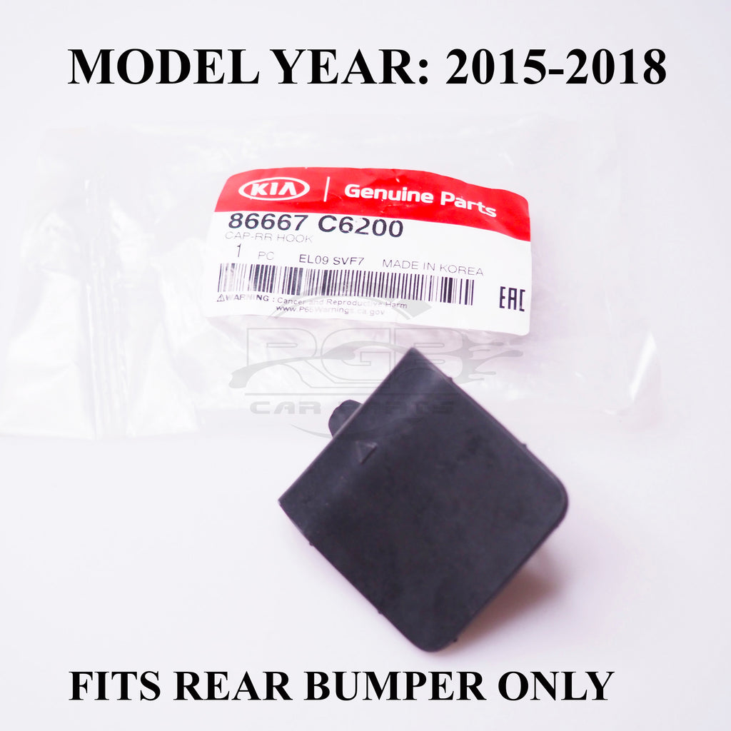 Kia Sorento UM Rear Bumper Tow Hook Cover Towing Eye Cap For 2015-2018 OEM