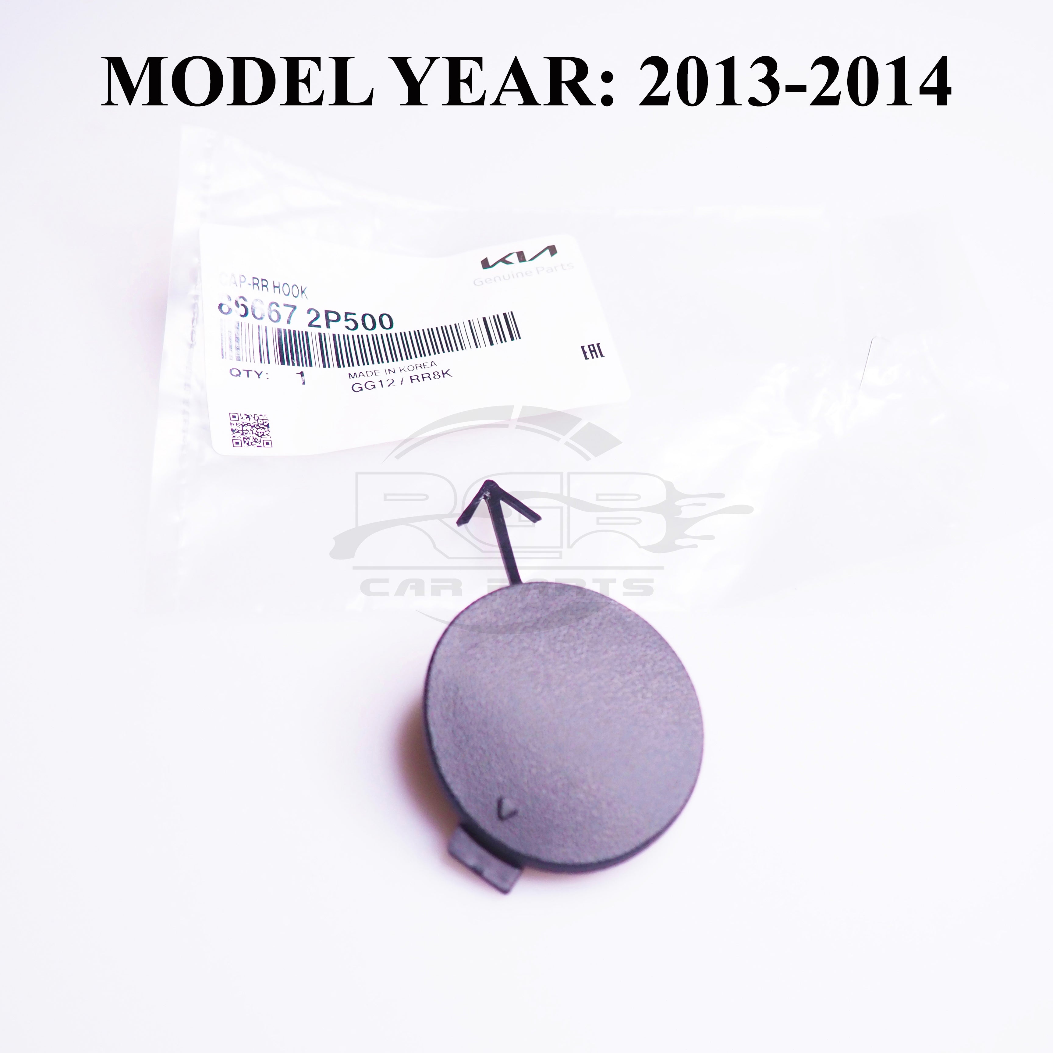 Kia Sorento XM Facelift Rear Bumper Tow Hook Cover Towing Cap For 2013-2014 OEM